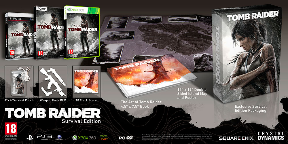 X360 TOMB RAIDER SURVIVAL EDITION